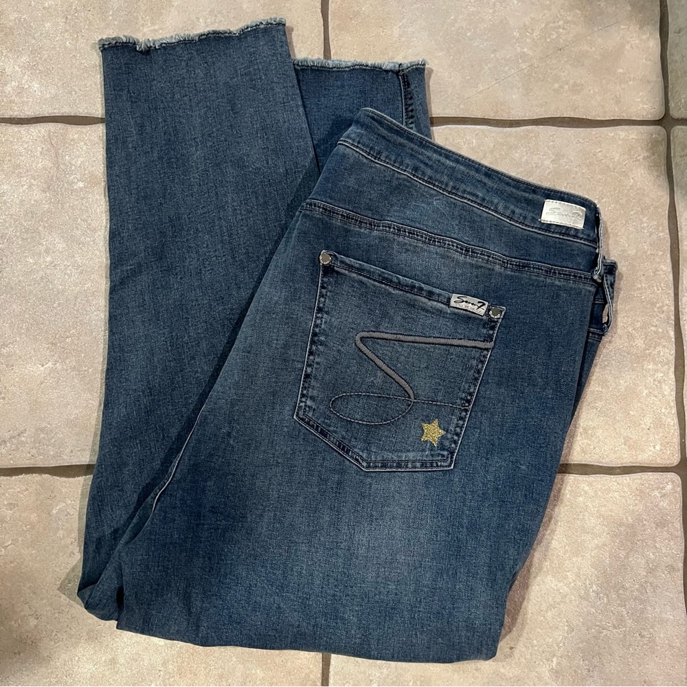 Seven7 High Rise Skinny Ankle Limited Edition Jeans Size 24W NWT - Picture 12 of 15